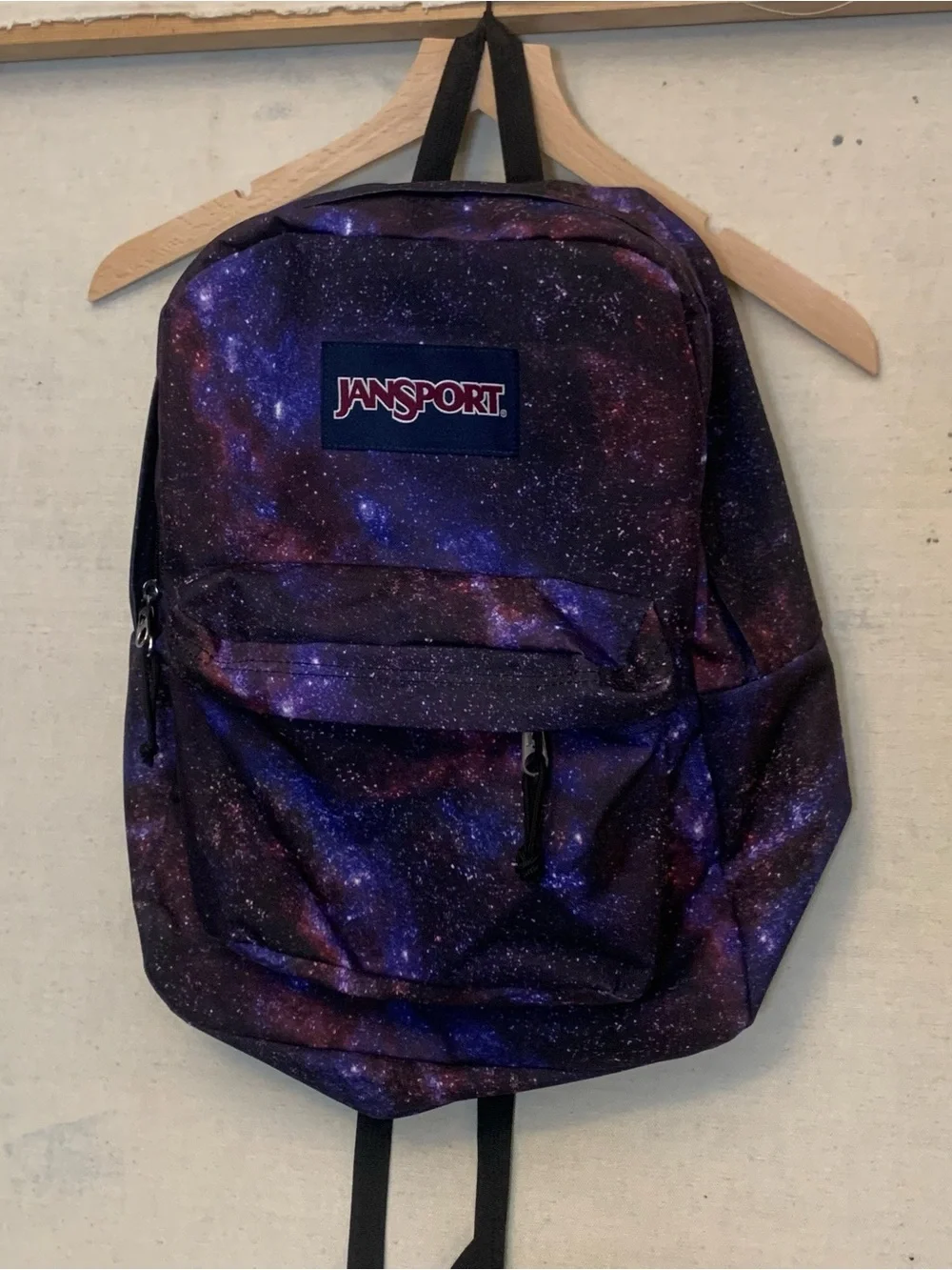 Kids Jansport Galaxy Print Backpack - Purple/Black